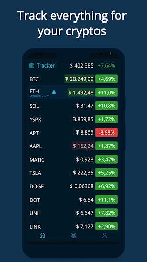 HODL Real-Time Crypto Tracker screenshot 1