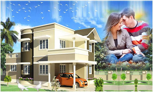 Beautiful Houses Photo Frames screenshot 2