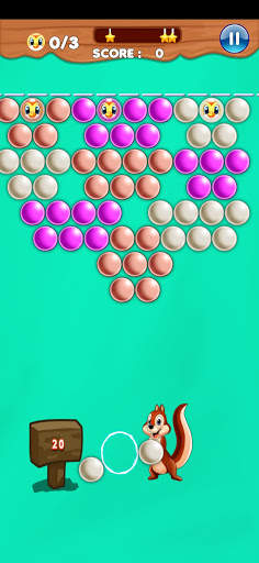bubble shooter Squirrel crush puzzle screenshot 1