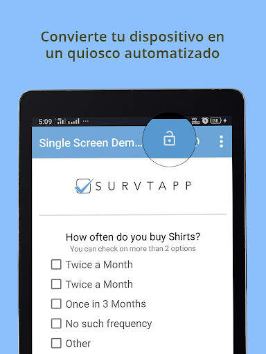 Aplicación de encuesta screenshot 14