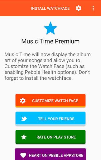 Music Time Pebble WatchFace screenshot 3