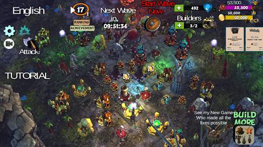 ☣️ Clash Of Orcs ⛺️ City Building Defense War TD screenshot 11