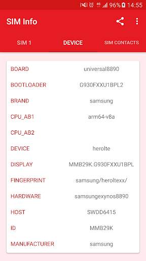 SIM Card Info screenshot 3