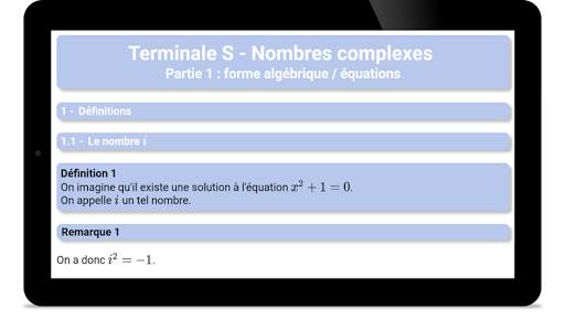 Maths TS : Complexes 1 screenshot 8