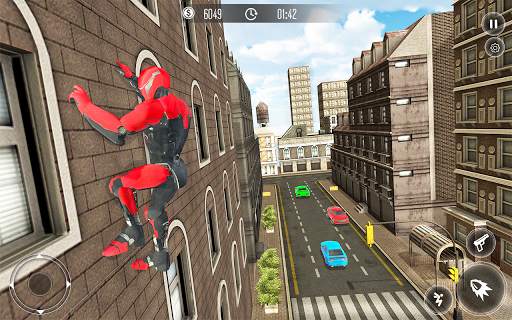 Flying Robot Rope Hero-Army Robot Hero Game screenshot 13