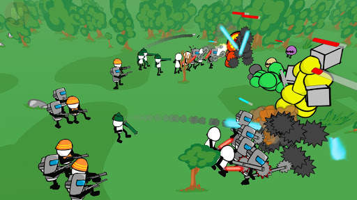 Stickman simulator pertempuran senjata screenshot 5