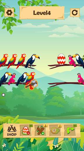 Bird Color:Sort Puzzle Game screenshot 1