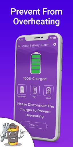 Automatic full charge battery alarm screenshot 4