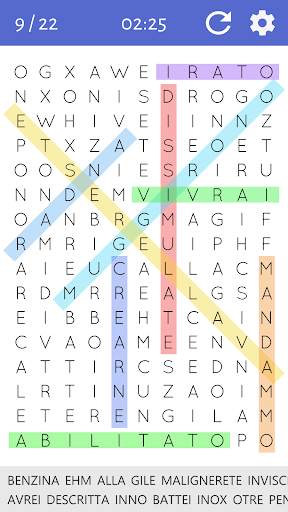Parole Intrecciate Crucipuzzle screenshot 3