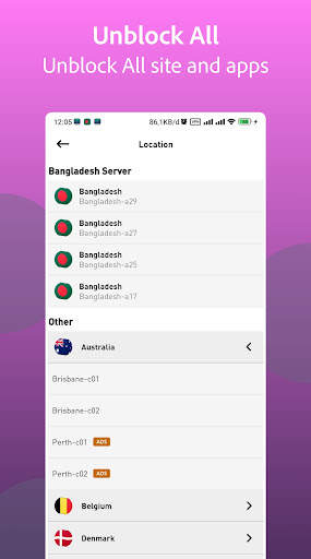 Bangladesh VPN - Secure Proxy screenshot 5