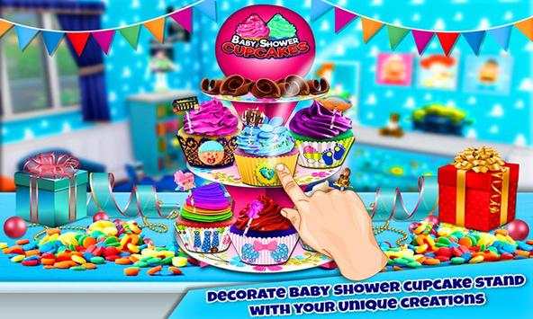 Baby Shower Cupcake Maker Game screenshot 5