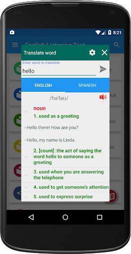 English Listening Test скриншот 4