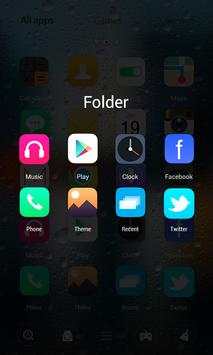 Drop Rain 3D V Launcher Theme screenshot 3