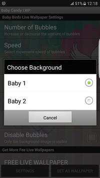 Birds Baby Live Wallpaper screenshot 3