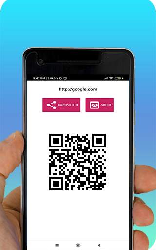 Lector QR, escaner, código QR scanner app reader screenshot 2