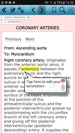 Instant Anatomy, 5th Edition screenshot 2