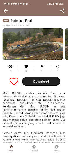 Mod Map Bussid Jalan Berlumpur screenshot 4