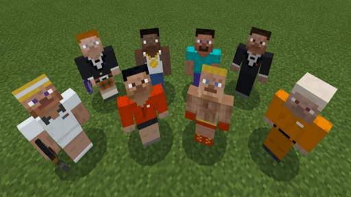 👨‍👩‍👧‍👧 MCPE Mod Manusia screenshot 5