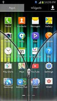 Transparent Zipper Screen Lock screenshot 8