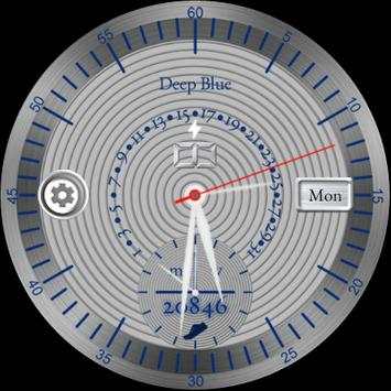 Deep Blue Watchface screenshot 12