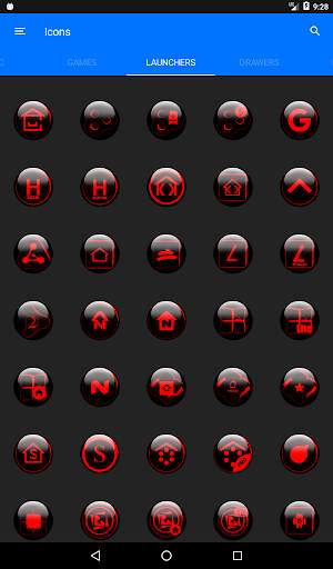 Red Glass Orb Icon Pack скриншот 13