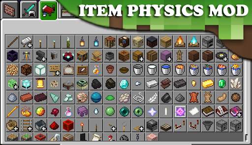 Item Physics Mod For Minecraft screenshot 2