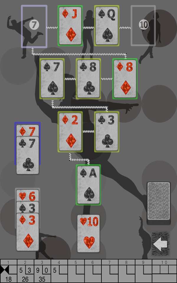Bowling solitaire screenshot 3