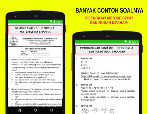 UN MATEMATIKA SMA/MA 2020 screenshot 4