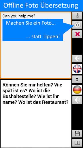 Offline Übersetzer-Rede, Text, Fotos in 8 Sprachen screenshot 7