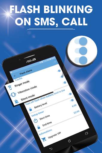 Flash alerts - Ring ring Flashlight screenshot 1