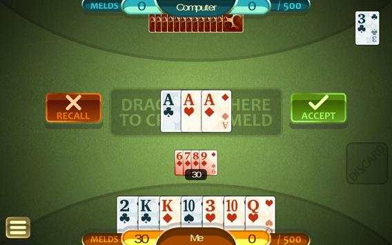 Rummy 500 Lite screenshot 4