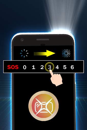 Extreme flashlight compass screenshot 2