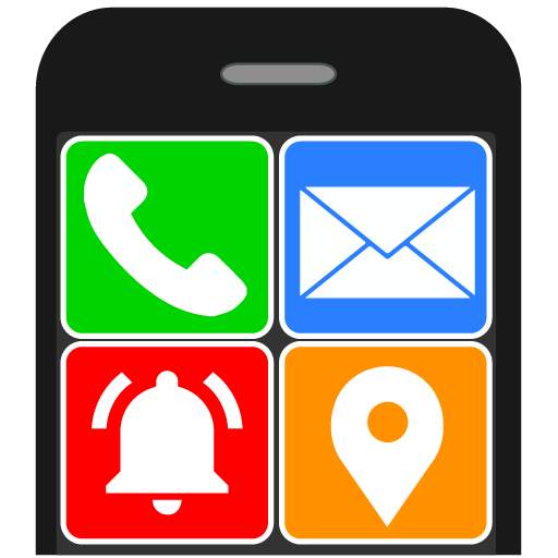 Senior Safety Phone - Big Icons Launcher 4.2