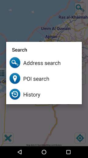 Map of UAE offline screenshot 2