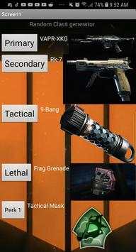 Black Ops 4 Random Class Generator 2 تصوير الشاشة