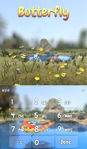 Butterfly Animated Keyboard   Live Wallpaper screenshot 5