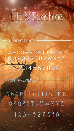 Little Sunshine Font for FlipFont ,Cool Fonts Text 3 تصوير الشاشة