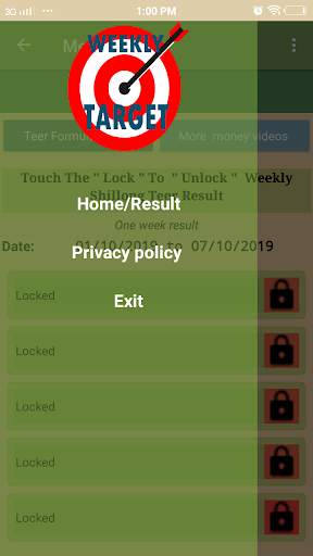 Shillong teer weekly target screenshot 1