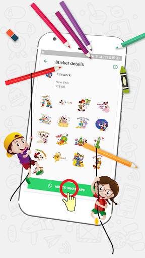 New Year stickers for WhatsApp Messenger screenshot 3