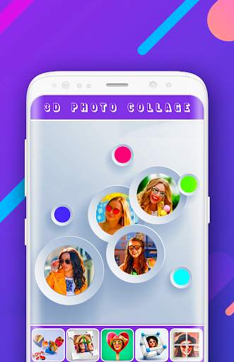 3D Photo Collage Maker And Editor screenshot 1