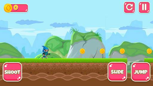 Boy Shark Shooter and Run screenshot 1