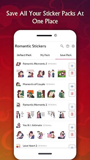 Romantic Stickers for WhatsApp screenshot 7