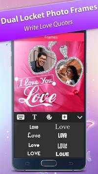 Dual Love Locket Photo Frames - Love Photo Editor 5 تصوير الشاشة