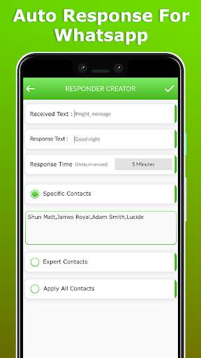 Auto Response For Whatsapp screenshot 4