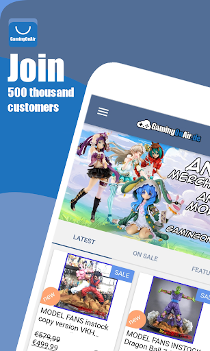 GamingOnAir.de - Anime - Gamer - Cosplay Shop screenshot 1
