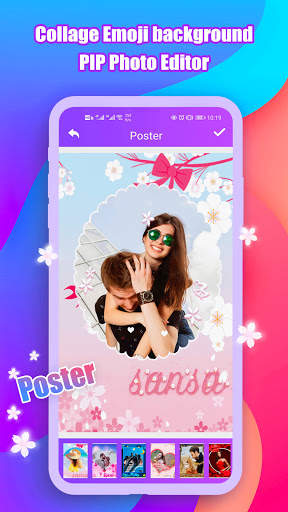 Collage Emoji background PIP Photo Editor screenshot 4
