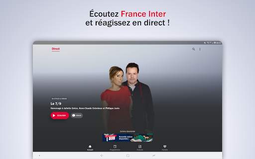 France Inter - radio, actus 13 تصوير الشاشة