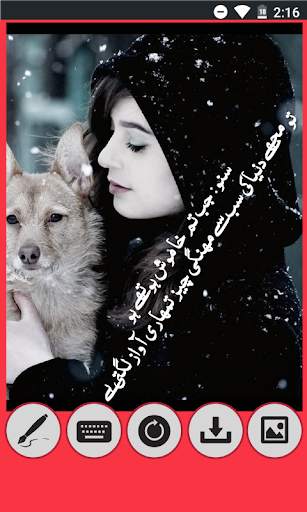 Poetry Photo Editor: Urdu Shairi screenshot 3