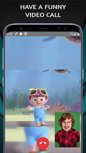 Funny Baby Shark fake video call screenshot 1