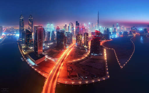 Dubai Night Live Wallpaper (backgrounds & themes) screenshot 9